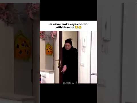 He never makes eye contact with his mom #shorts #love #cute #memes #funny #couple #fyp #yt