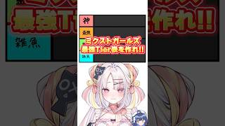 最強Tier表！#ミクスト #vtuber #tierlist #shorts