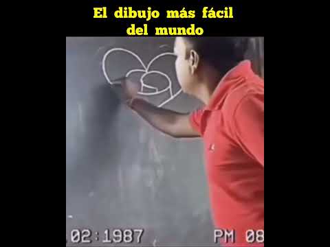 El dibujo mas facil del mundo. #dibujosfaciles #dibujo #tecnicasdedibujo #drawing #dibujarfacilmente