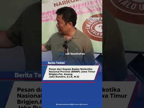 Video thumbnail Kepala BNNP Jatim Buka Suara Soal Narkoba