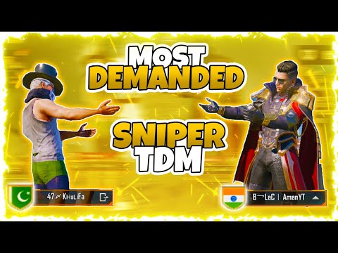47 Khalifa vs Android Gamer | 1v1 M24 TDM | trying Eyeshot on One of the Best Indian Sniper โค๏ธ