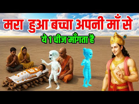 श्री कृष्ण कहते है मृत्यु के बाद बालक अपने माता से ये 1 चीज माँगता है | Garud Puran