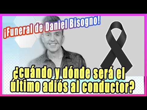 Funeral de Daniel Bisogno: ¿cuándo y dónde será el último adiós al conductor de Ventaneando?