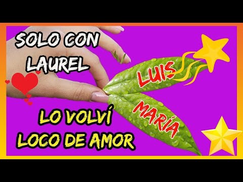 Estará loco de amor por ti! solo con estas hojas