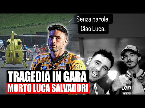 È morto Luca Salvadori, pilota Italiano: incidente fatale in gara: Il ricordo di Bagnaia.