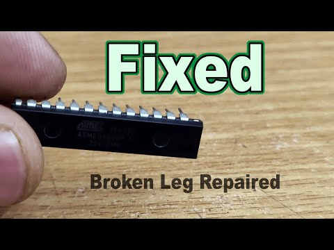 Fix IC Broken Pins | Save Chips | lC Repair