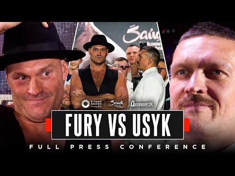 Tyson fury vs oleksandr usyk full final press conference 👑