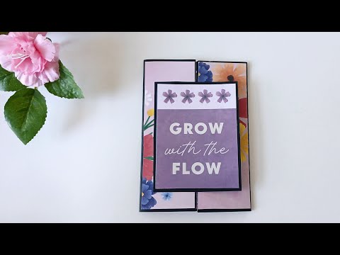 DIY Gate Fold Card: Easy DIY Gate Fold Card for Scrapbooking