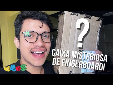 Unboxing da caixa MISTERIOSA de fingerboard!