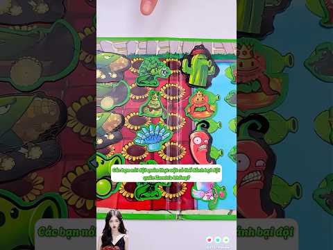 Cuốn sách từ tính plants and zombie có ở đây cuộc chiến này ai sẽ chiến thắng #shorts #short #funny