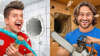 100 Layers of STYROFOAM vs CARDBOARD!