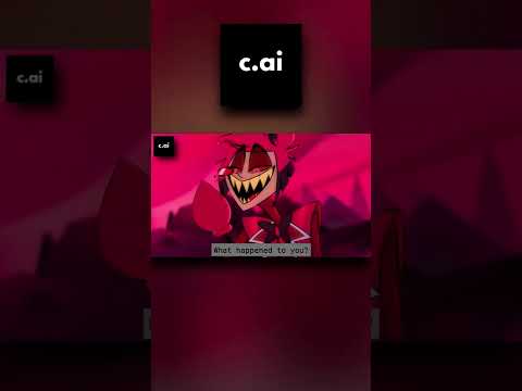 Alastor bites Lucifer