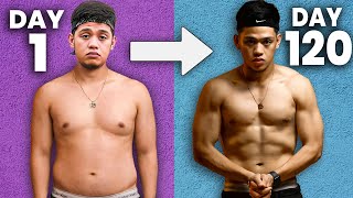 Day 1 vs Day 120 Body Transformation