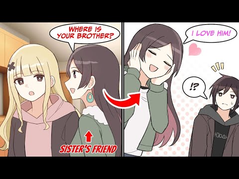 【Manga dub】A Beautiful Model who's a friend of My Sister Came to My House for the One Reason