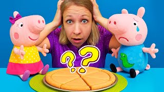 Mission pizza : Peppa et George en peluche à la recherche des ingrédients perdus ! 🍕