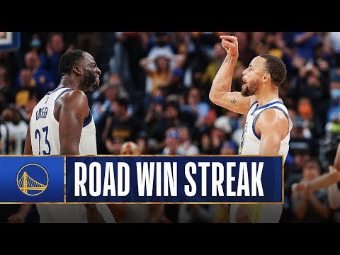 Warriors’ Series Streak with at Least One Road Win video clip