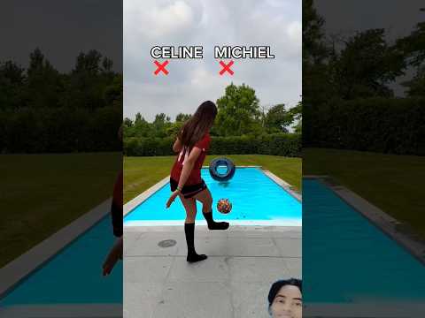 Pool challenge #challenge #football #play #game #footballgame #skills