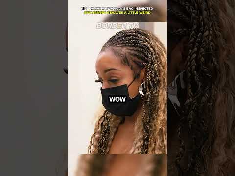 Nice jamaican woman’s bag inspected but something is weird