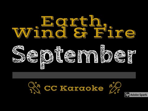 Earth, Wind & Fire • September (CC) [Karaoke Instrumental Lyrics]