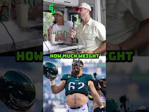 Jason Kelce’s Playing Weight #eagles #nfl #jasonkelce