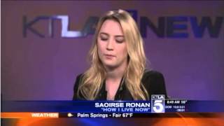 Saoirse Ronan on KTLA 53 (November 5th, 2013)