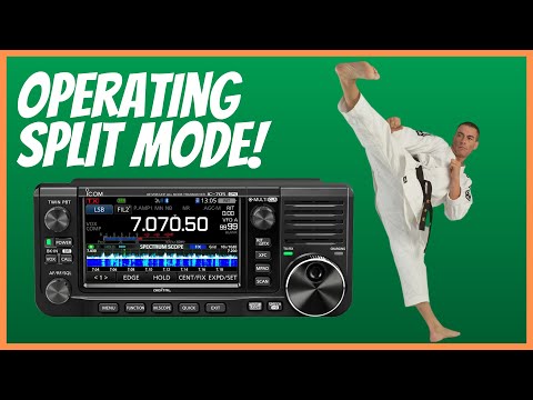 How to Operate Split on the Icom IC 705 - Ham Radio