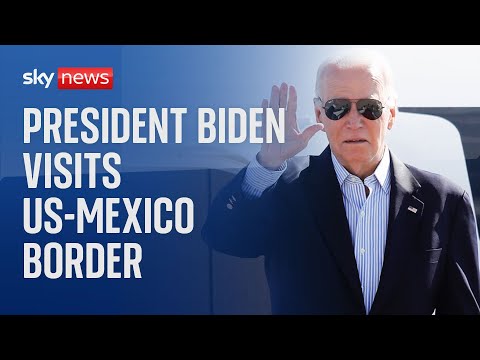 Watch live: President Biden visits the US-Mexico border