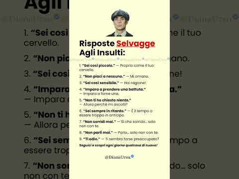 Risposte Selvagge Agli Insulti ✨