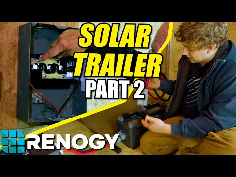 How to Wire a Solar Off-Grid Trailer with Renogy | In Depth