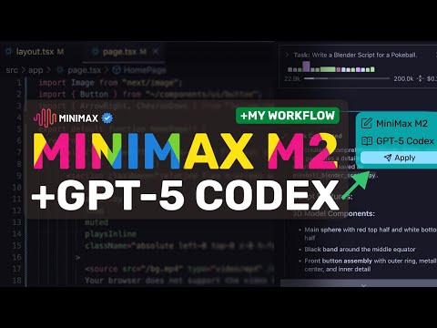 MiniMax M2 + GPT-5 Codex + My Workflow: This is HOW YOU SHOULD USE MiniMax M2 for BEST RESULTS!