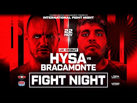 LIVE FIGHT NIGHT: UK Debut of Nelson Hysa vs Ariel Esteban Bracamonte + FULL undercard 🥊