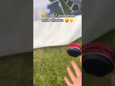 😖😍Día six seveeennnn probando este altavoz 🤪🤟 #shorts #viral #music #minispeaker #portablespeaker