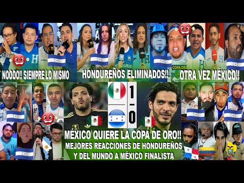 MEJORES REACCIONES DE HONDUREÑOS ELIMINADOS AL MÉXICO 1-0 HONDURAS Y GOL DE RAÚL JIMÉNEZ -A LA FINAL