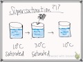 Saturated and Unsaturated Solutions