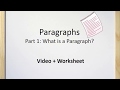 Exploring the Structure of Paragraphs