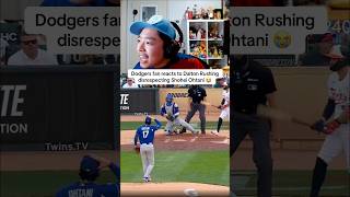 Dodgers fan reacts to Dalton Rushing disrespecting Shohei Ohtani😭 #mlb #dodgers #shoheiohtani #fyp