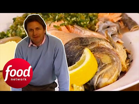 How To Make Smoked Rainbow Trout With Wild Garlic Pesto | James Martin: Yorkshire's Finest