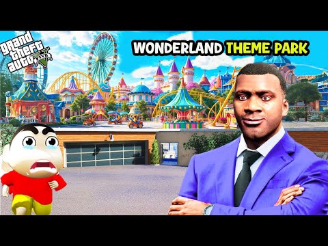 Shinchan and Franklin Shocking Wonderland Theme Park in GTA 5