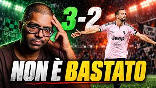 SASSUOLO-JUVENTUS 3-2: ZHEGROVA NON BASTA! Difesa disastrosa, attaccanti a zero
