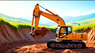 Saving Fish from Drought – Excavator & Dump Truck to the Rescue!
