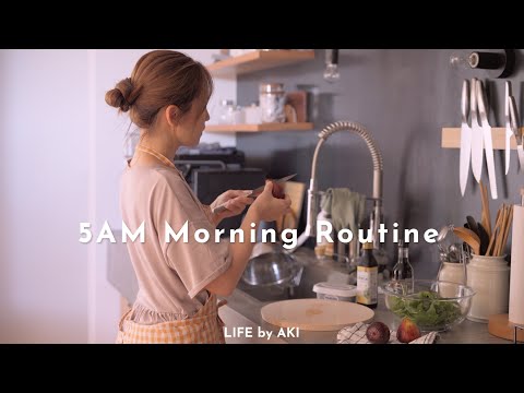 AM5時から始まる、主婦の朝活モーニングルーティン🌤毎日の朝を心地よく過ごす | Early Morning Routine