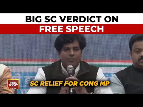 SC Upholds Free Speech: Gujarat FIR Against Congress MP Quashed | Poetry Essential For Democracy