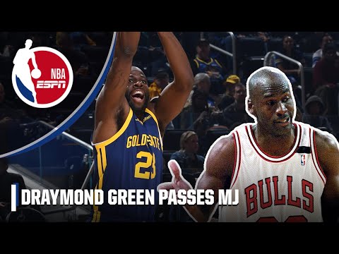Draymond Green passes Michael Jordan for all-time 3-pointers made video clip