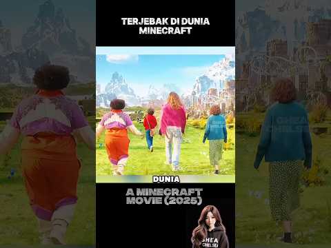 TERJEBAK DI DUNIA KOTAK, PORTAL MENUJU ALAM MINECRAFT NYATA #cuplikanfilm #alurfilmaction #movies
