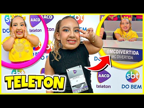 Participei do Teleton - Clau Santana e MC Divertida