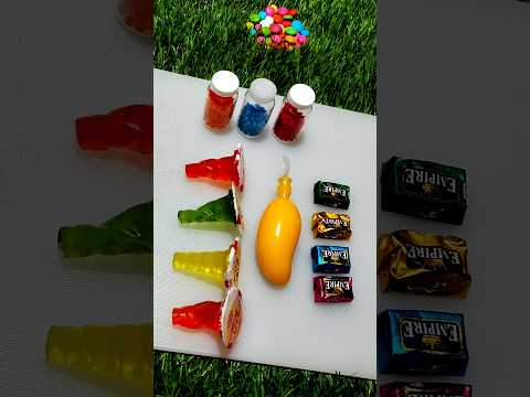 🌈 Juicy Mango 🥭 pudding jelly, juice Jelly 🍓 chocolate popsicle 🌎#youtubeshorts #trending #shorts