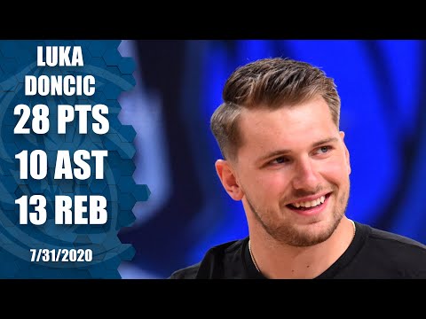 Luka Doncic records triple-double vs. Rockets in first NBA game since March | 2019-20 NBA Highlights