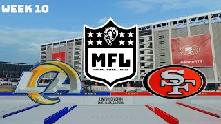 MFL Week 10 | Los Angeles Rams @ San Francisco 49ers | Madden 26 | Full Game Sim