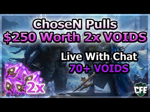 RAID Shadow Legends | $250 Worth of 2x VOIDS! | Live With Chat
