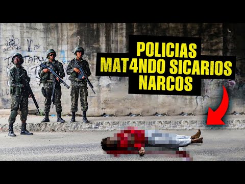 Brutales ENFRENTAMIENTOS entre la P0LICÍA y SICARIOS NARCOS de Brasil